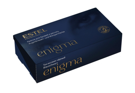 Краска для бровей и ресниц Estel Enigma, иссиня-черный