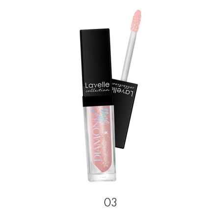 Блеск для губ Lavelle Collection Diamond Gloss, т. 03 peach, 5 мл