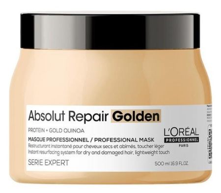 Маска для восстановления поврежденных волос L’Oreal Absolut Repair Golden, 500 мл