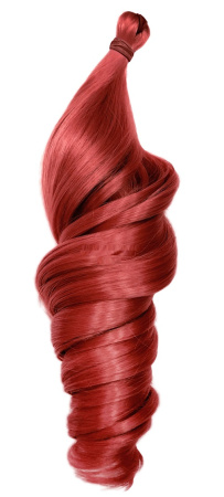 Пони HairUp для точечного афронаращивания F 20 (1м/100 гр) термостойкие (малиновая)