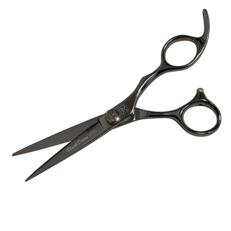 Katachi Ножницы для стрижки прямые Black Daisy 5.5"