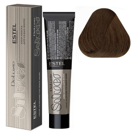 Краска для волос Estel De Luxe Silver 6/37 темно-русый золотистый-коричневый, 60 мл