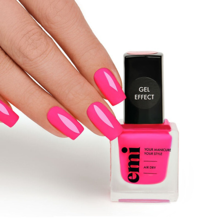 Лак ультрастойкий EM.I Gel Effect №195 сердцебиение, 9 мл