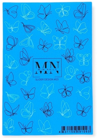 Слайдер-дизайн для ногтей Miw Nails 3