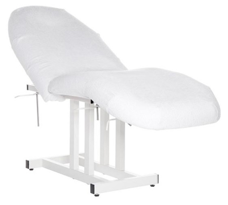 Чехол махровый на кушетку с застежкой 90х210 (Белый)