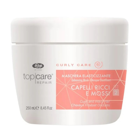 Разглаживающая маска для вьющихся волос Lisap Milano Тор Care Curly Care, 250 мл