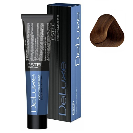 Краска-уход Estel De Luxe 8/00 светло-русый для седины, 60 мл