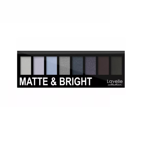 Тени для век 8-ми цветные Lavelle Collection Matte Bright, т. 02, 11,7 г