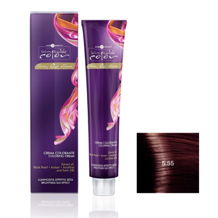 Крем-краска Hair Company Inimitable Color 5.55 светло-каштановый махагон интенсивный, 100 мл