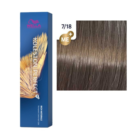 Wella Крем-краска стойкая Koleston P. 7/18 Перламутровый вереск, 60 мл