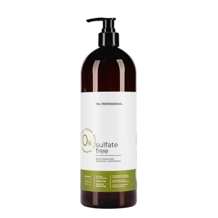 TNL Sulfate Free Бессульфатный бальзам с кератином, 1000 мл