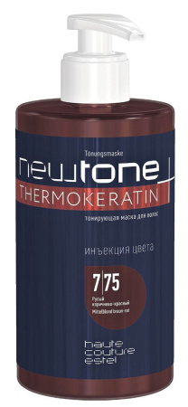 Маска тонирующая для волос Estel Newtone 7/75 русый коричнево-красный, 435 мл
