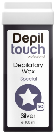 Воск для депиляции Depiltouch "Серебро" в картридже, 100 мл
