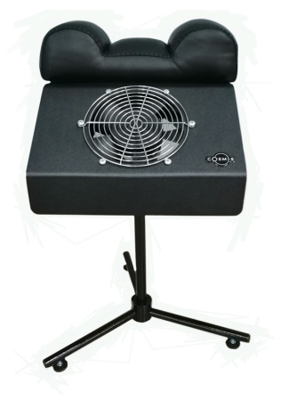 Cosmos Вытяжка-пылесборник педикюрная на стойке PS1Black/B черный, 2 мешка в комплекте