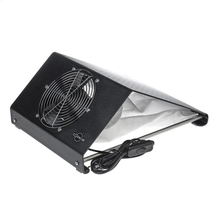Cosmos Вытяжка-пылесборник маникюрная (настольный) N1Black 60 W, 2 мешка в комплекте