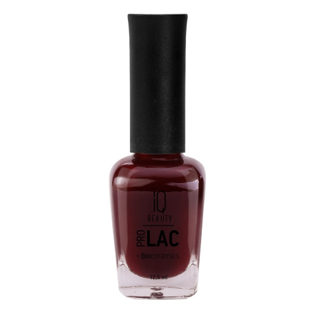 027 т. IQ BEAUTY Лак для ногтей укрепляющий PROLAC+bioceramics, 12.5 мл