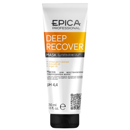 Маска Epica Deep Recover для восстановления поврежденных волос, 250 мл