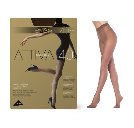 Колготки Omsa Attiva 40 den, Camoscio, 3