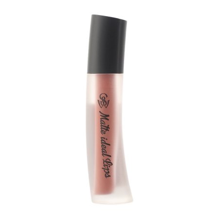 Помада жидкая матовая для губ Shinewell Matte ideal Lips, т. 02 натуральный бежево-розовый, 4 г