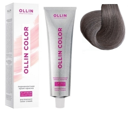 Перманентная крем-краска Ollin Color Platinum Collection 8/12 св.-русый пепельно-фиолетовый, 100 мл