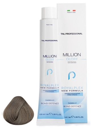 Крем-краска для волос Million Gloss 7.1 Блонд пепельный, 100 мл