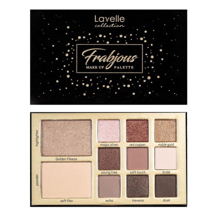 Палетка для макияжа Lavelle Collection Frabjous, т. 01 natural, 21 г