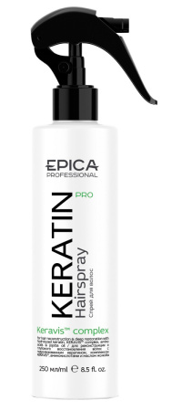 Спрей Epica Keratin PRO для реконструкции и глубокого восстановления волос, 250 мл