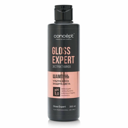 Concept Шампунь Gloss Expert для блеска и восстановления волос, 300 мл