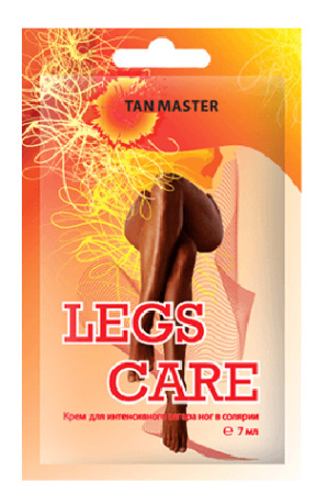 Крем для ног для загара в солярии Legs care, 7 мл