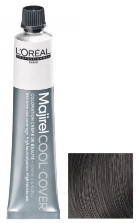 Крем-краска Loreal Majirel Cool Cover 7.11 блонд. глуб. пеп., 50 мл