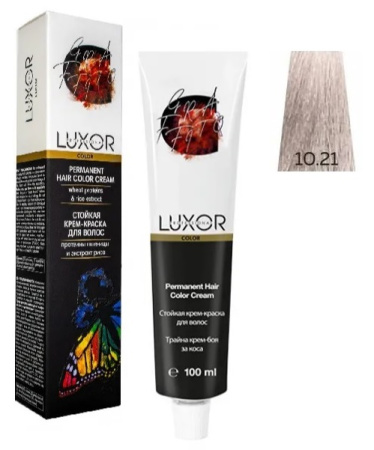 Перманентная крем-краска Luxor Professional 10.21 Платиновый блондин фиол. пеп., 100 мл
