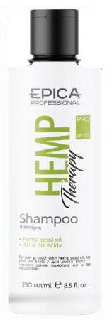 Шампунь для роста волос с маслом семян конопли Hemp Therapy Organic, 250 мл