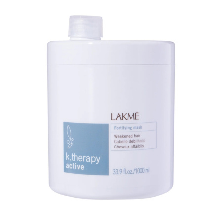 Маска укрепляющая для ослабленных волос Lakme K.Therapy Active, 1000 мл