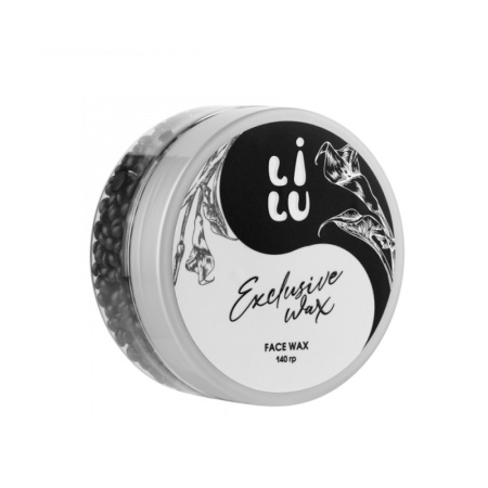 Воск полимерный для лица LILU Exclusive Wax 01 чёрный в гранулах, 140 г