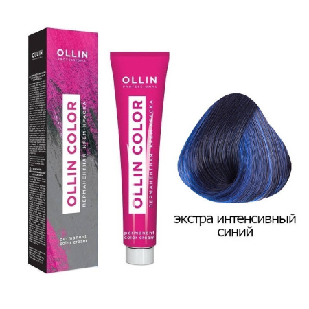 Крем-краска для волос OLLIN Fashion Color экстра-интенсивный синий, 60 мл