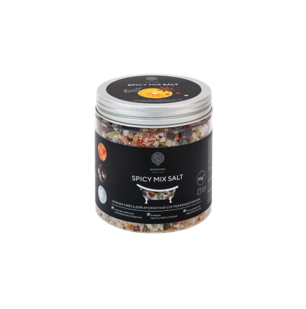Смесь соли, приправ и масел пряная Epsom "Spicy Mix Salt", 480 г (в банке)