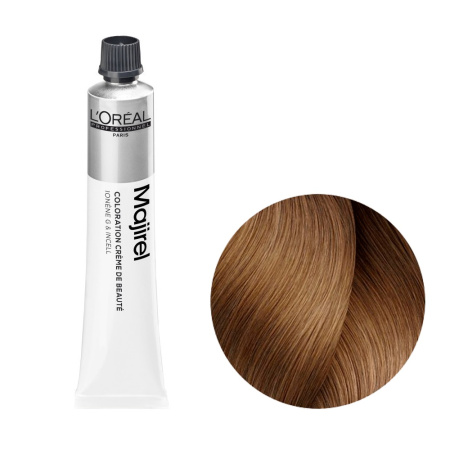 Стойкая крем-краска для волос Loreal Majirel 8 светлый блондин, 50 мл