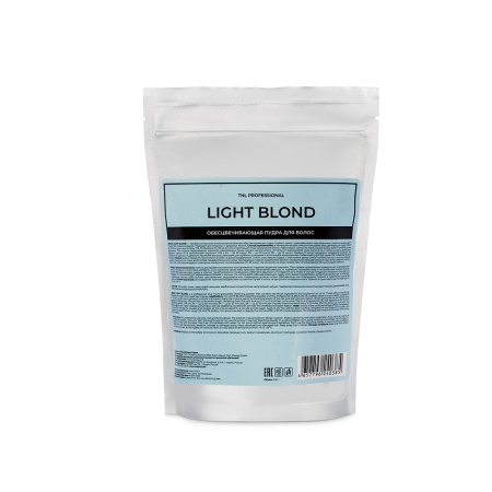 Обесцвечивающая пудра для волос TNL Light Blond голубая, 500 г