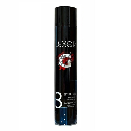 Лак для волос подвижной фиксации LUXOR, 490 мл