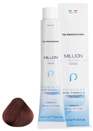 Крем-краска для волос Million Gloss 6.64 Темный блонд красный медный, 100 мл