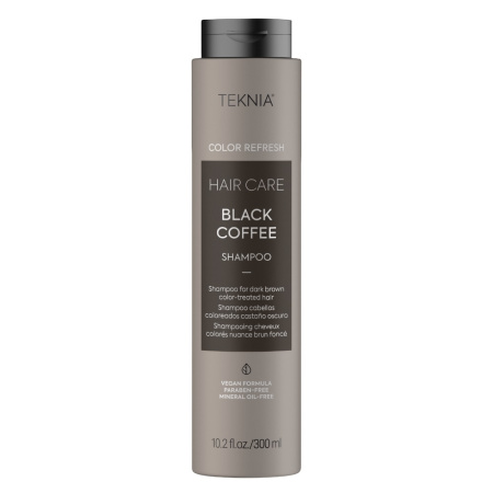 Шампунь для обновления цвета тёмно-коричневых оттенков волос Lakme Black coffee, 300 мл