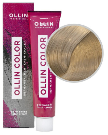Перманентная крем-краска для волос Ollin Color 10/1 светлый блондин пеп., 60 мл