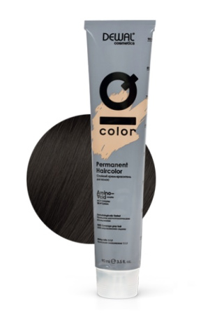 Краситель перманентный Dewal IQ Color Tone 4.1 ash brunette, 90 мл