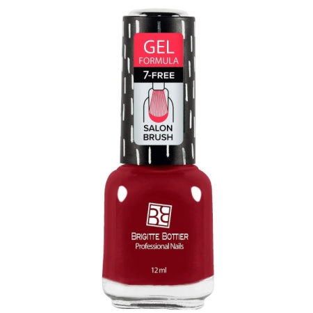 Лак для ногтей Brigitte Bottier Gel Formula, т. 88 фламенко, 12 мл