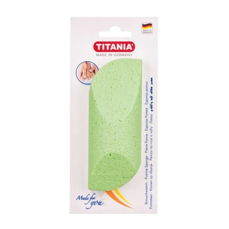 TITANIA Терка педикюрная из искусственной пемзы в прозрачной упаковке