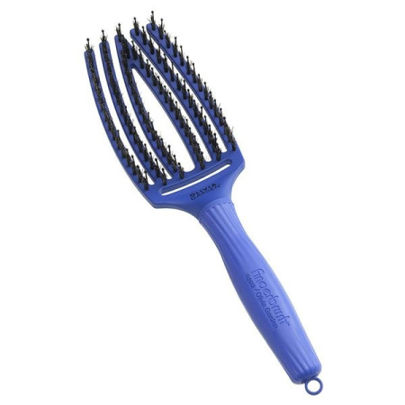 Olivia Garden Щетка для волос Fingerbrush Care Iconic Boar&Nylon BLUE JEANS