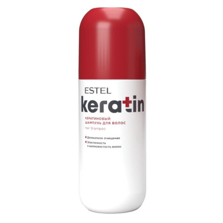 Кератиновый шампунь для волос Estel Keratin, 400 мл