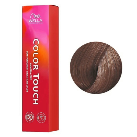 Крем-краска Wella Color Touch 6/37 тёмный блонд золотисто-коричневый, 60 мл