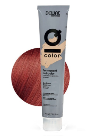 Краситель перманентный Dewal IQ Color Tone 7.44 intense copper blonde, 90 мл