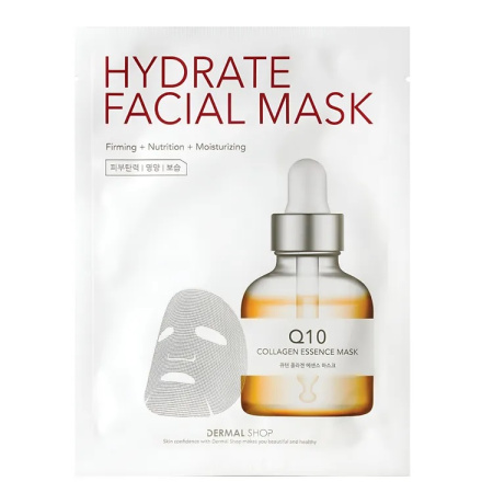 DERMAL Shop Q10 Hydrate Facial Тканевая маска для лица с коэнзимом Q10 23 г